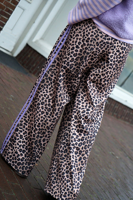 LEOPARD BROEK NOA LILA - Hipishet