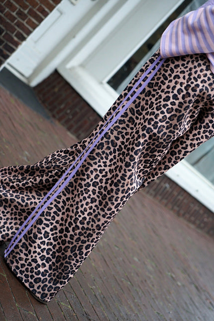 LEOPARD BROEK NOA LILA - Hipishet