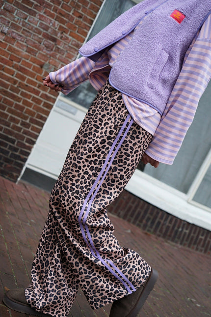 LEOPARD BROEK NOA LILA - Hipishet