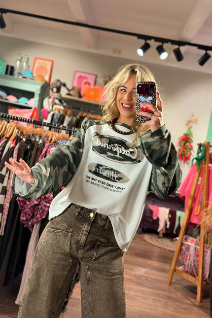 LONGSLEEVE CALIFORNIA ARMY - Hip is het