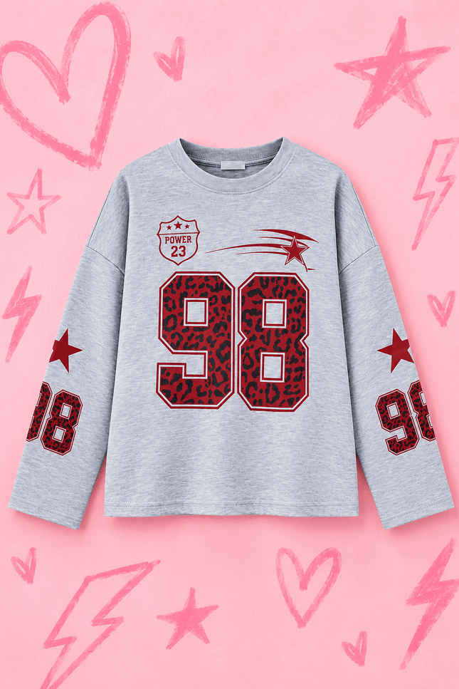 LONGSLEEVE QUINN GRIJS - Hip is het
