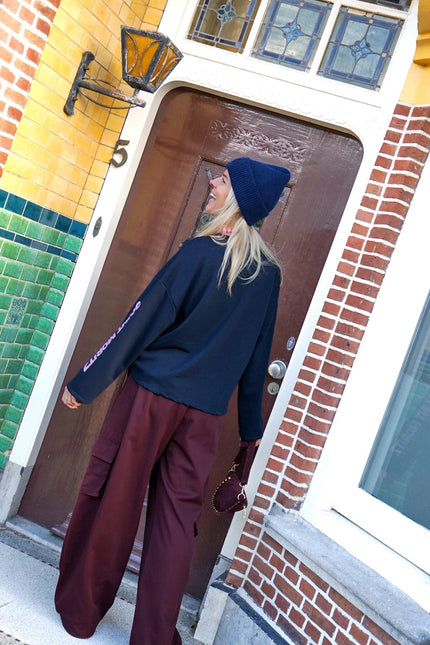 LONGSLEEVE SAINT MORITZ NAVY - Hip is het
