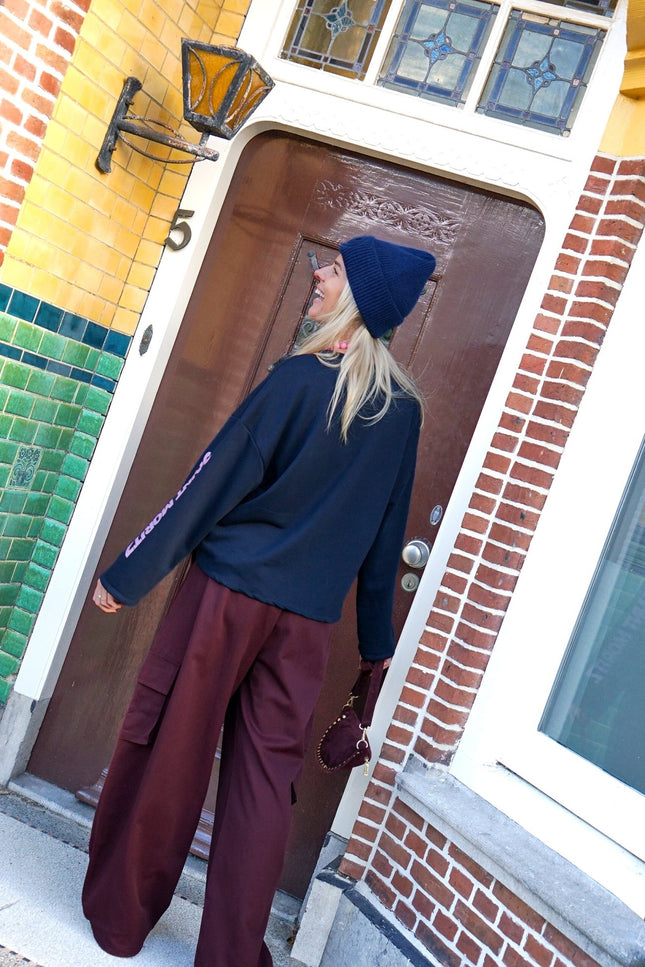 LONGSLEEVE SAINT MORITZ NAVY - Hip is het