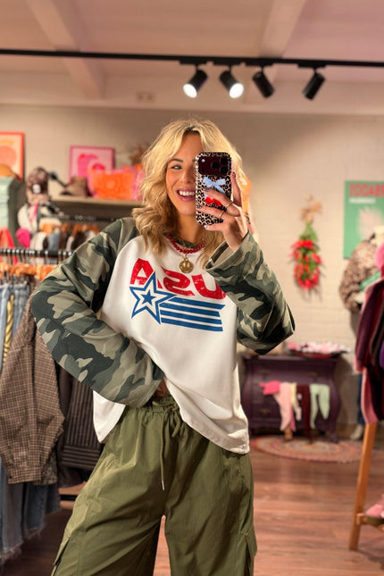 LONGSLEEVE USA ARMY - Hip is het
