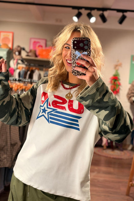 LONGSLEEVE USA ARMY - Hip is het