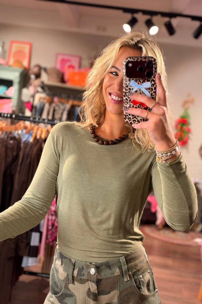 MESH TOP PLEUN ARMY - Hip is het