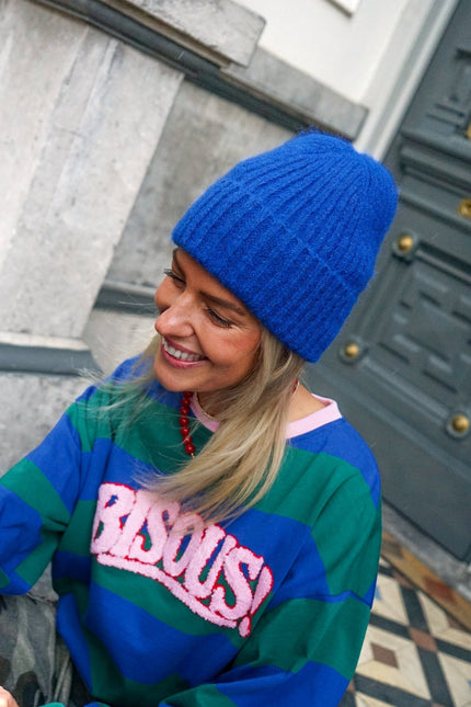 MUTS BLAUW PIECES - Hip is het