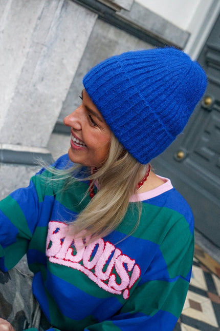 MUTS BLAUW PIECES - Hip is het