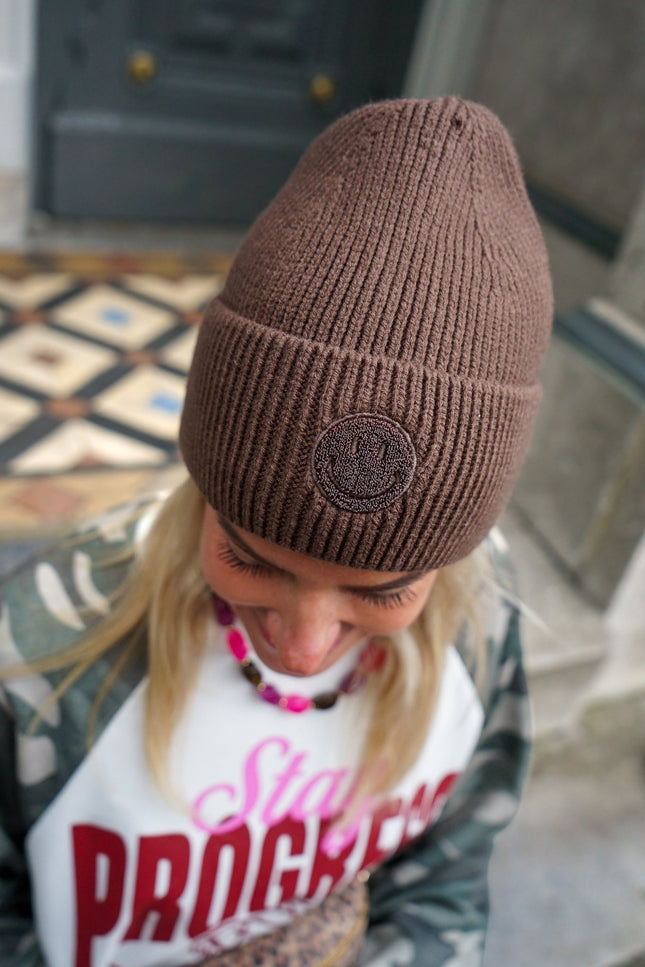 MUTS SMILEY BRUIN - Hip is het