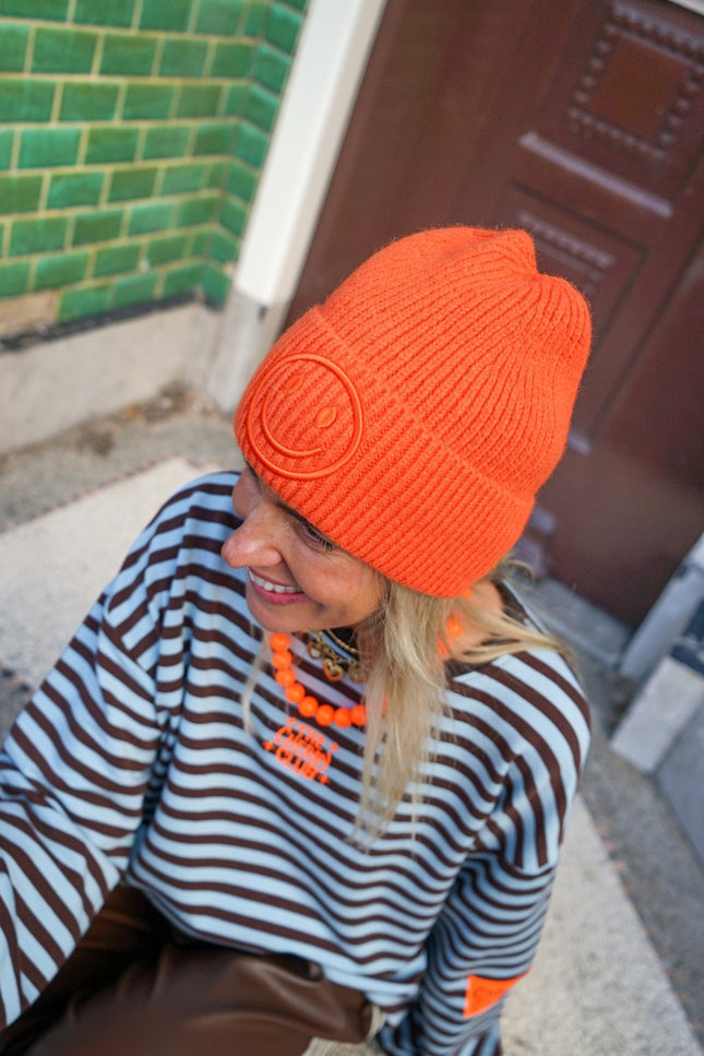 MUTS SMILEY ORANJE - Hip is het