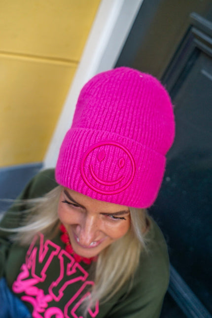 MUTS SMILEY ROZE - Hip is het