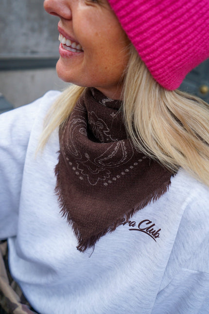 PAISLEY SJAAL BRUIN - Hip is het