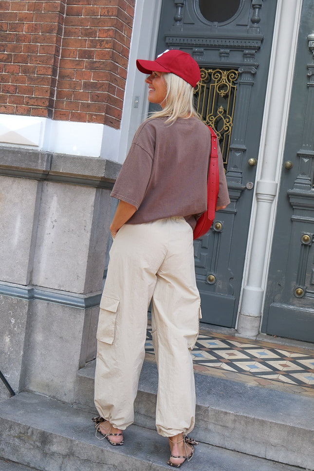 PARACHUTE CARGO BROEK BEIGE - Hip is het