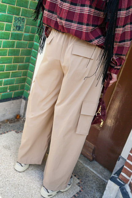 PARACHUTE CARGO BROEK NINA BEIGE - Hip is het