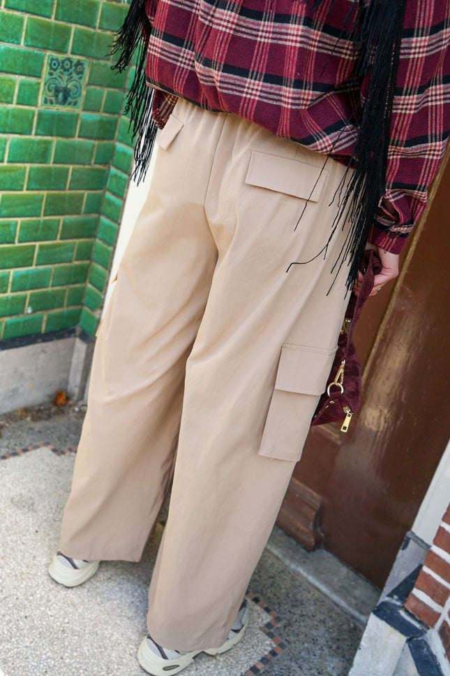 PARACHUTE CARGO BROEK NINA BEIGE - Hip is het