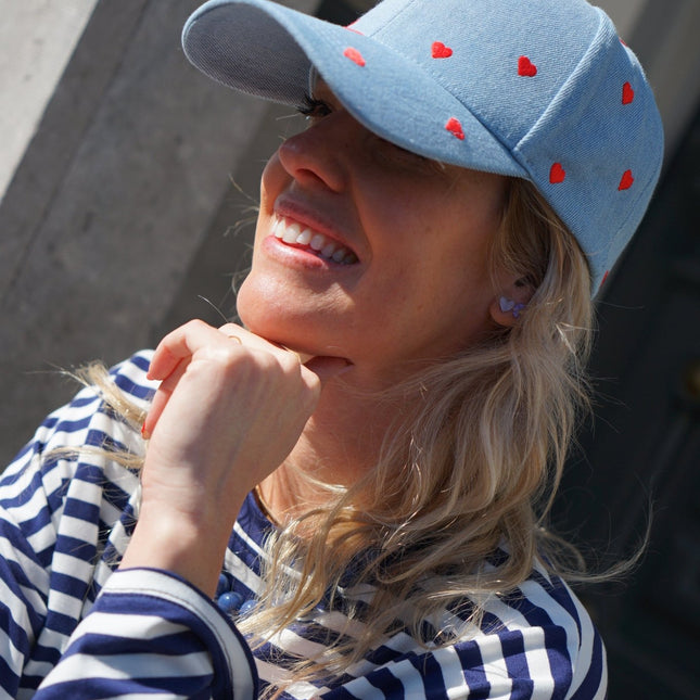 PET HARTJES BLAUW ROOD - Hipishet