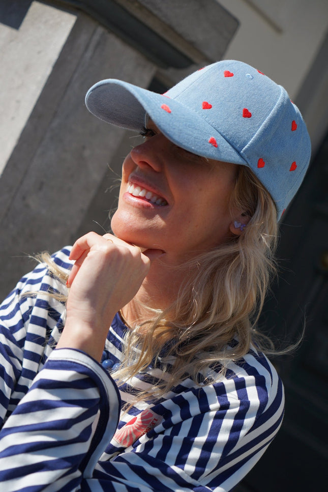 PET HARTJES BLAUW ROOD - Hipishet