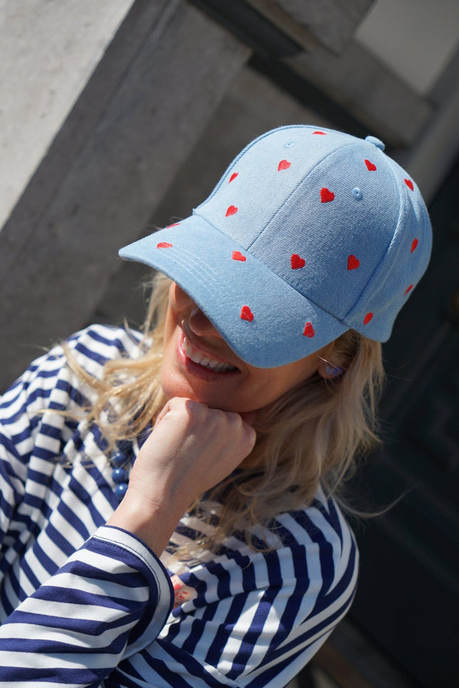 PET HARTJES BLAUW ROOD - Hipishet
