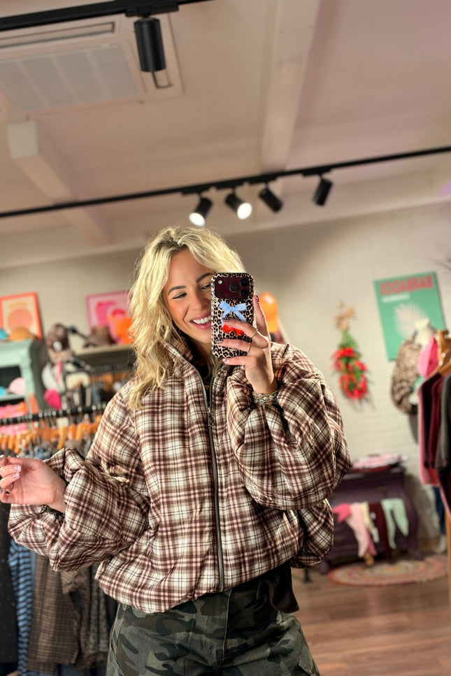 PUFFER JACKET GERUIT ILONA BRUIN ROZE - Hip is het