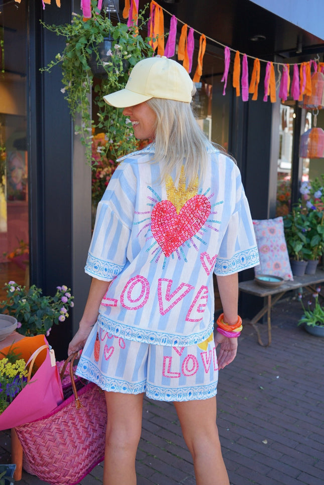 SET LEMON LOVE BLAUW - Hipishet