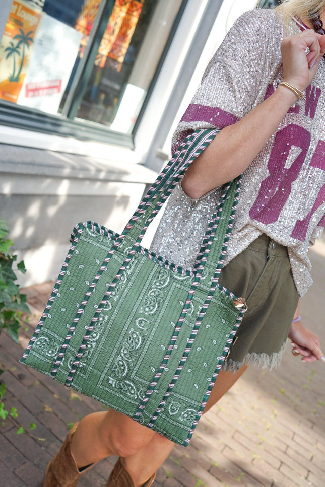 SHOPPER TAS PAISLEY ARMY - Hipishet