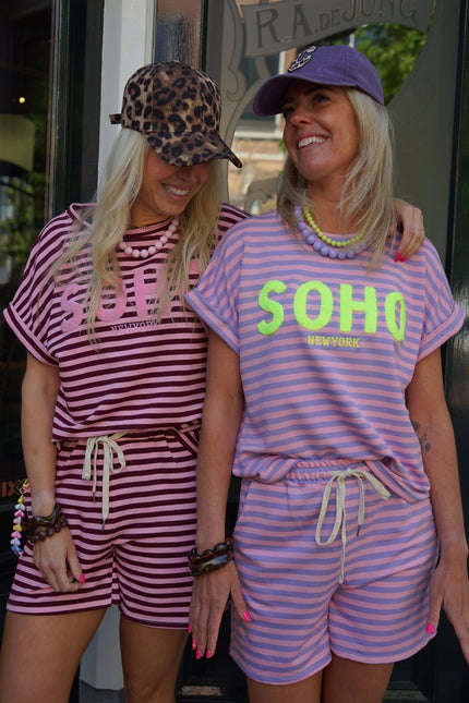 STREEP SET SOHO BURGUNDY ROZE - Hipishet