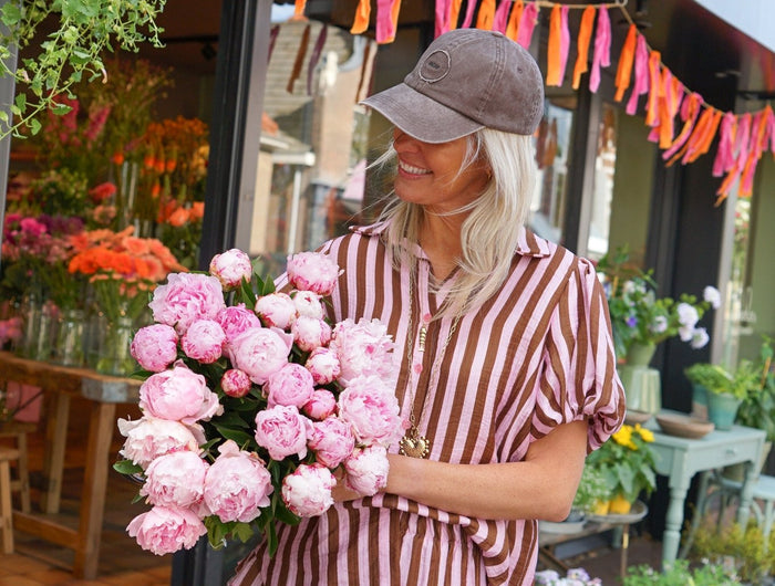 STREEP SET VEERLE BRUIN ROZE - Hipishet