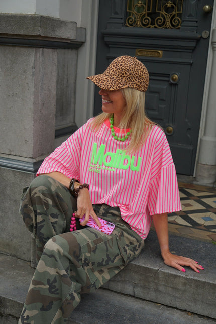 STREEP T - SHIRT MALIBU ROZE - Hipishet