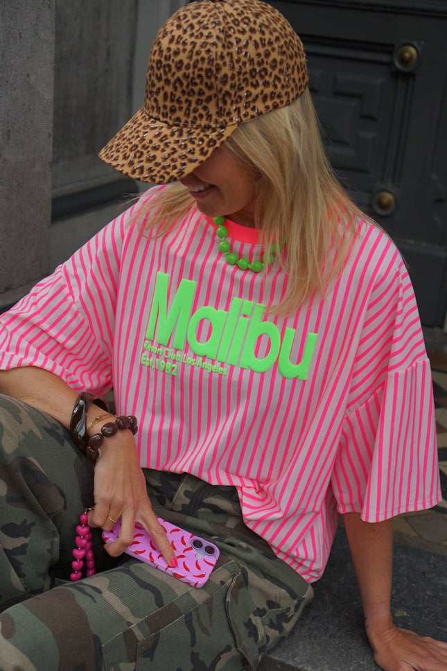 STREEP T - SHIRT MALIBU ROZE - Hipishet