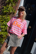 STREEP T - SHIRT OUI ORANJE ROZE - Hipishet
