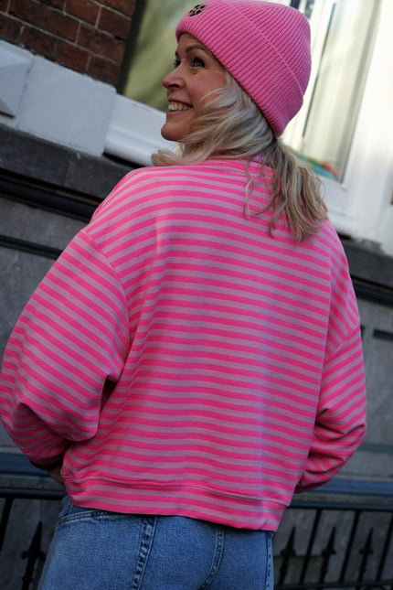 STREEP TOP AMOUR FUCHSIA ROZE - Hipishet