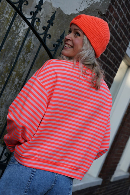 STREEP TOP AMOUR ORANJE ROZE - Hipishet