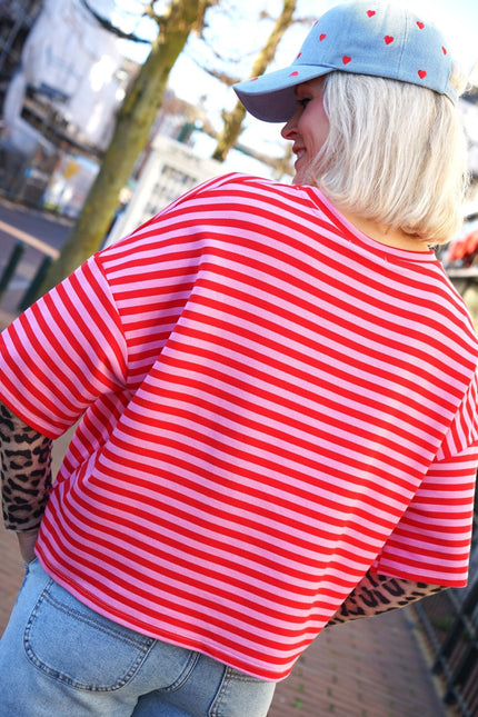 STREEP TOP BISOUS ROOD ROZE - Hipishet