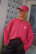 STREEP TOP DOLCE VITA ROOD ROZE - Hipishet
