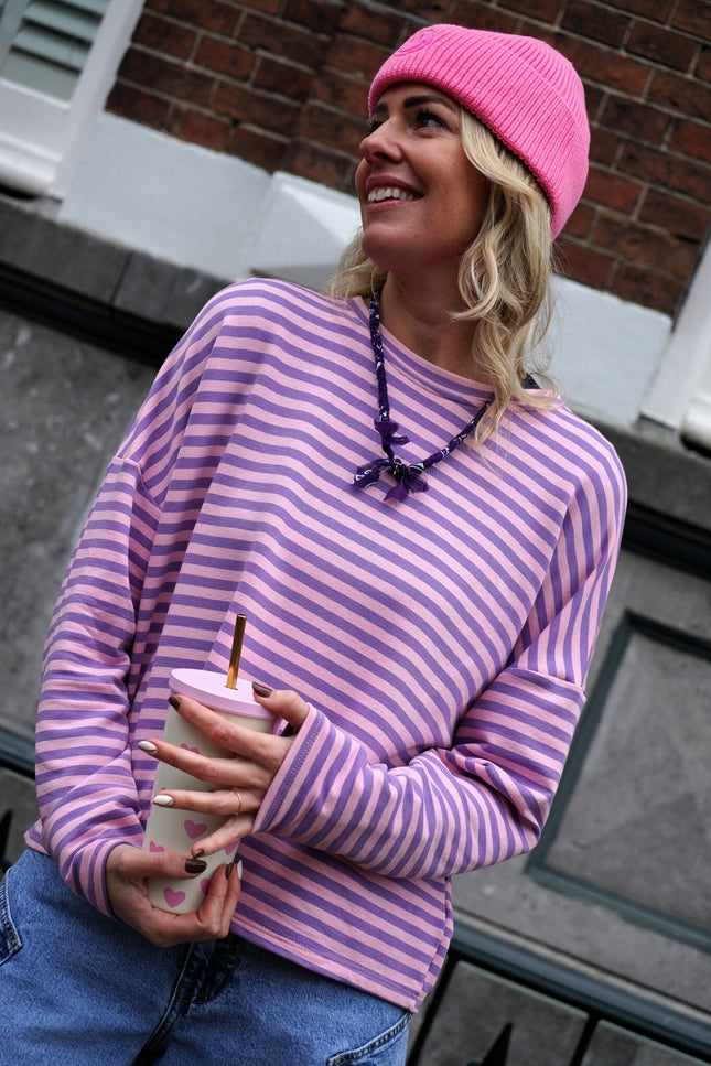STREEP TOP KIM LILA - Hipishet