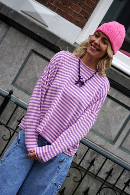 STREEP TOP KIM LILA - Hipishet