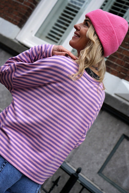 STREEP TOP KIM LILA - Hipishet