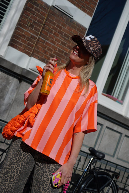 STREEP TOP LILLY ORANJE - Hipishet