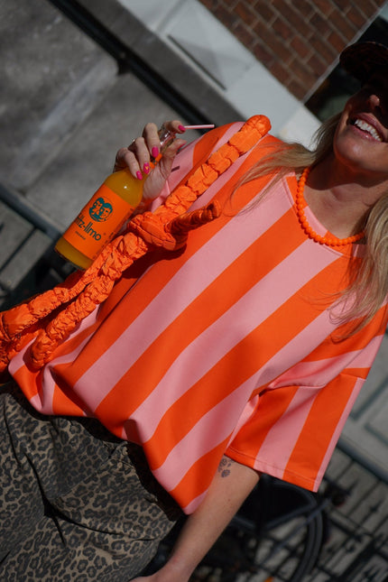 STREEP TOP LILLY ORANJE - Hipishet