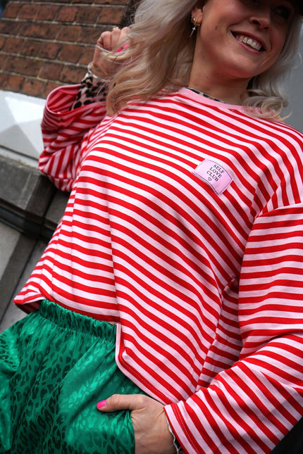 STREEP TOP SELF LOVE ROOD ROZE - Hipishet