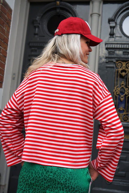 STREEP TOP SELF LOVE ROOD ROZE - Hipishet