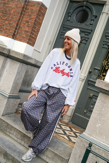 SWEATER CALIFORNIA LOS ANGELES GRIJS - Hip is het