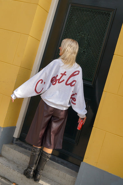 SWEATER C'EST LAVIE GRIJS - Hip is het