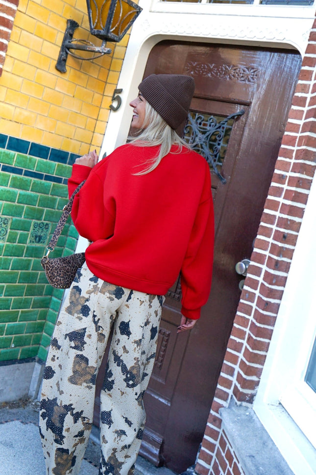 SWEATER DITTE VINTAGE NEW YORK ROOD - Hip is het