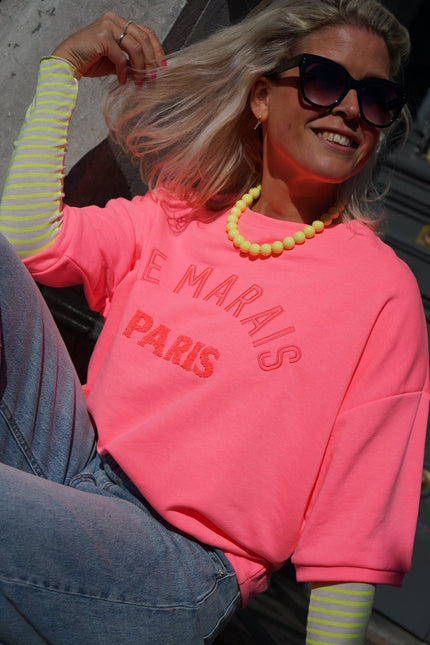 SWEATER LE MARAIS ROZE - Hipishet