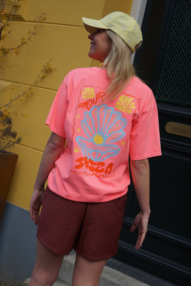 T - SHIRT AMOUR IBIZA PEACH - Hipishet
