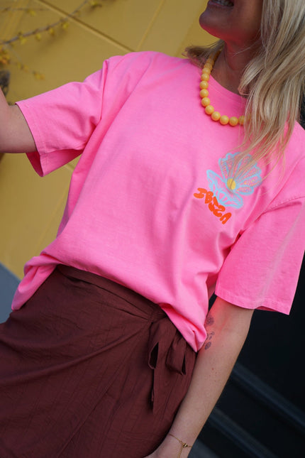 T - SHIRT AMOUR IBIZA ROZE - Hipishet
