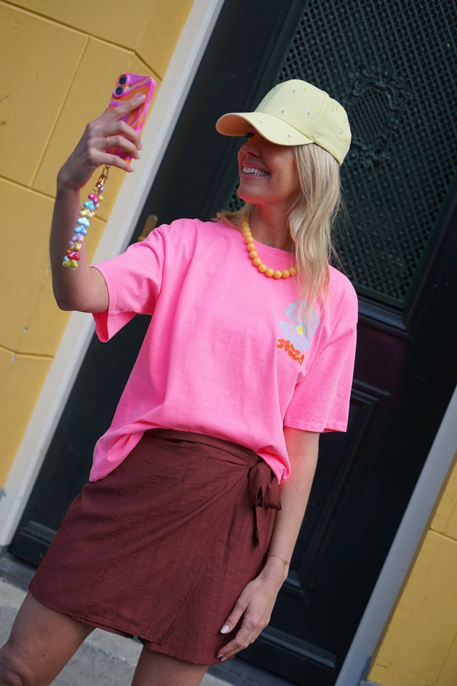 T - SHIRT AMOUR IBIZA ROZE - Hipishet