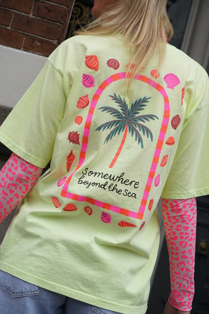 T - SHIRT BEYOND THE SEA GIFGROEN - Hipishet