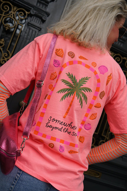 T - SHIRT BEYOND THE SEA PEACH - Hipishet